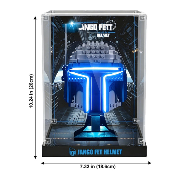 Display Case for LEGO® Star Wars™ Jango Fett’s Helmet – Set 75408