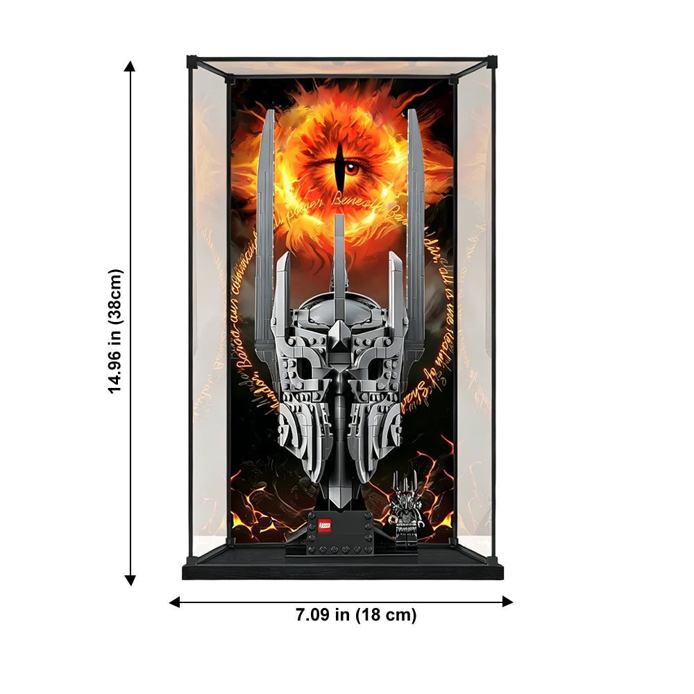 Display Case for LEGO Icons 11373 Sauron's Helmet